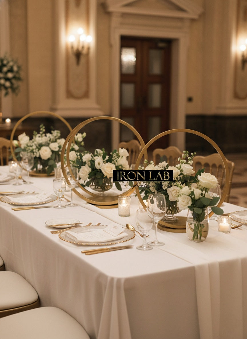 Doppio Cerchio Centrotavola