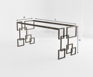 Base Tavolo Royal Ferro Grezzo