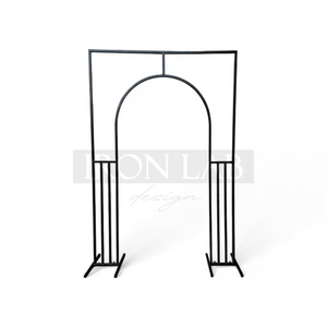 arco romano nero per allestimenti eventi wedding
