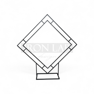 rombo_struttura_per_allestmenti__nero__sfondi_backdrop__oro__in_ferro_per_feste_eveti__wedding_planner_allestimenti