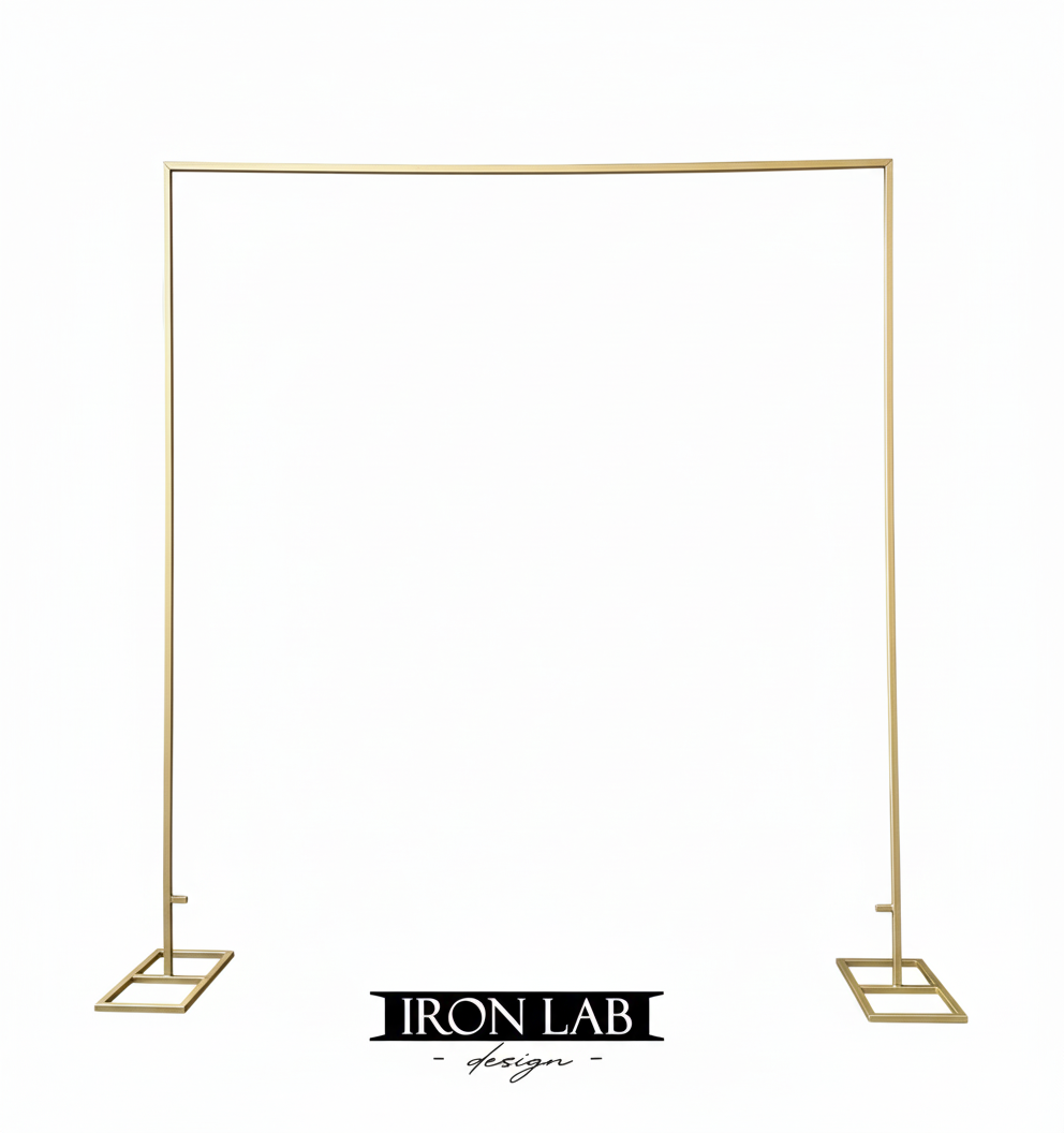 2 struttura rettangolare oro backdrop per eventi alletimenti wedding planner 