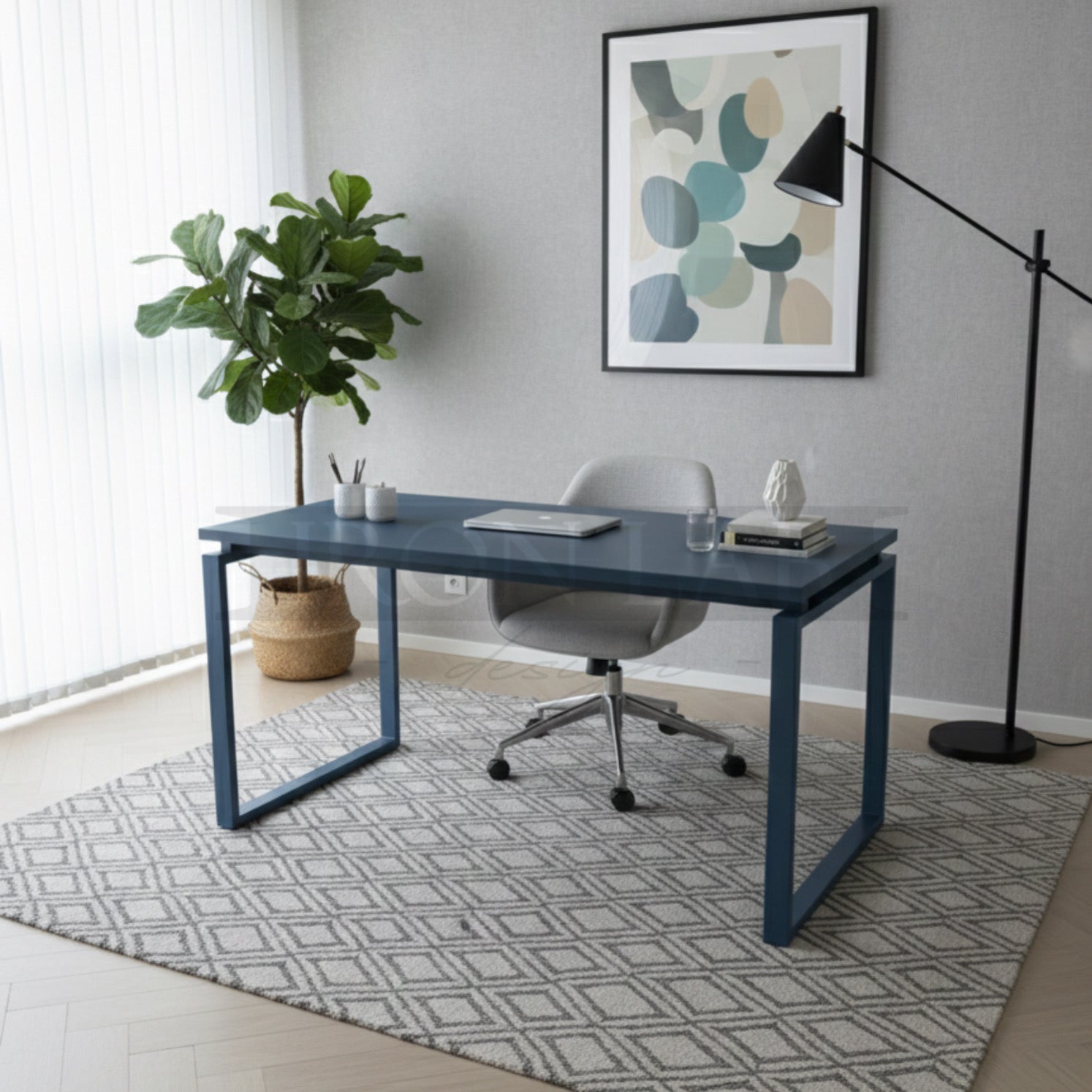 Scrivania in Ferro Smontabile Artigianale