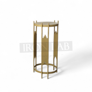 alzata_singola_rotonda_plus_oro__per_confettata_in_ferro_artigianale__in_ferro_per_feste_eveti__wedding_planner_allestimenti