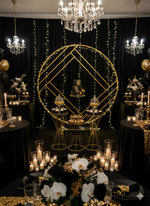 alzate_tris_cono_artigianali_oro_per_feste_allestimenti_eventi_wedding_planner