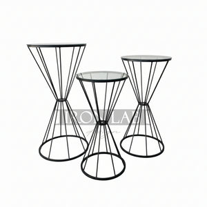 alzate_tris_cono_artigianali_nero_per_feste_allestimenti_eventi_wedding_planner