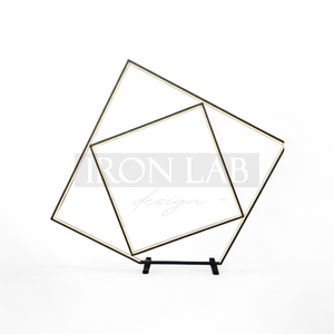 quadrato_doppio_con_led__nero__sfondi_struttura_per_passaggio__oro__in_ferro_per_feste_eveti__wedding_planner_allestimenti