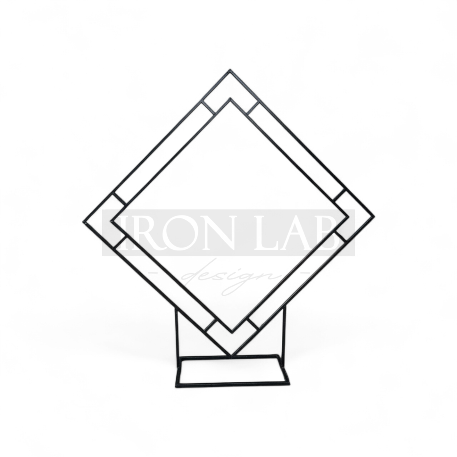 rombo_struttura_per_allestmenti__nero__sfondi_backdrop__oro__in_ferro_per_feste_eveti__wedding_planner_allestimenti