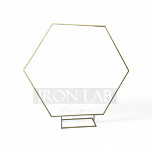 struttura esagono_oro_per_feste_party_eventi_wedding_planner