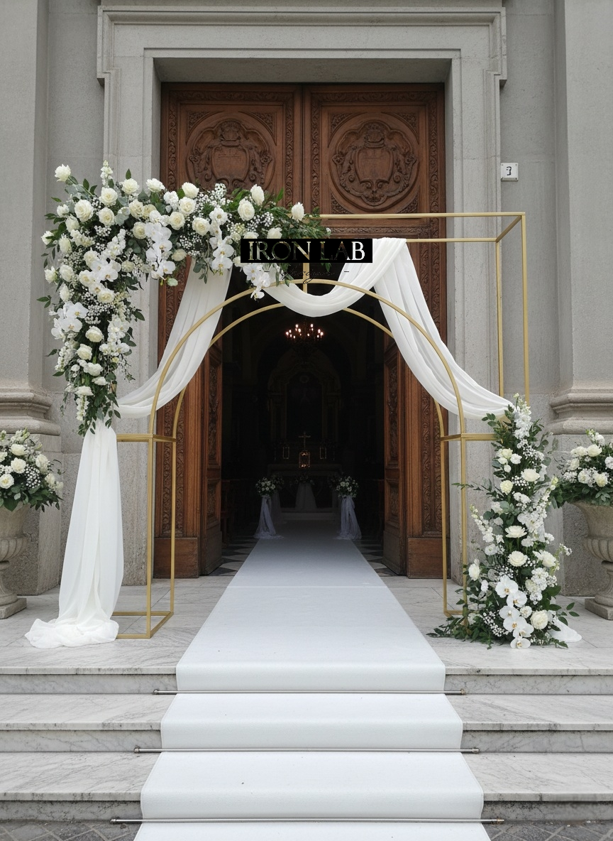 struttura oro per eventi matrimoni allesitmenti grandarcata 