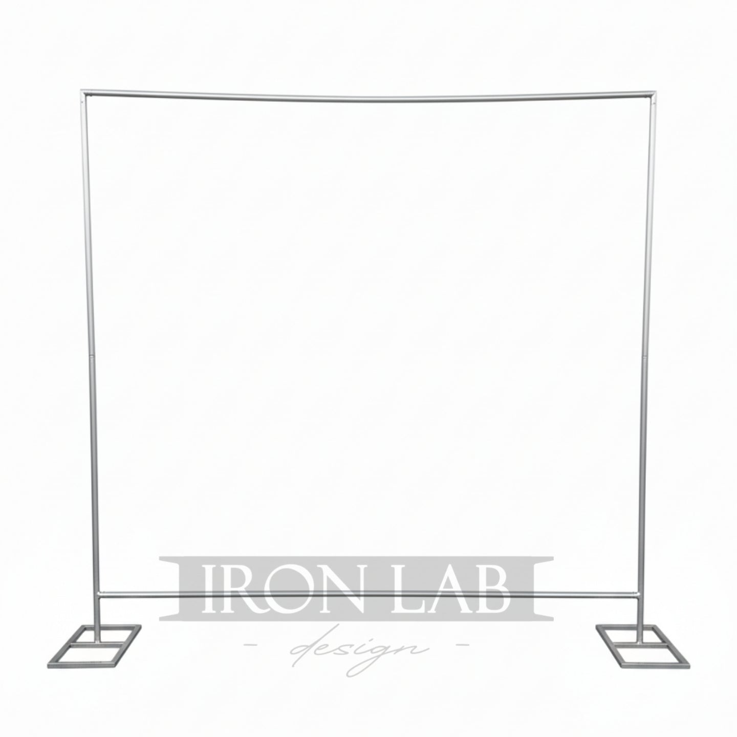 struttura rettangolare argento backdrop per eventi alletimenti wedding planner 