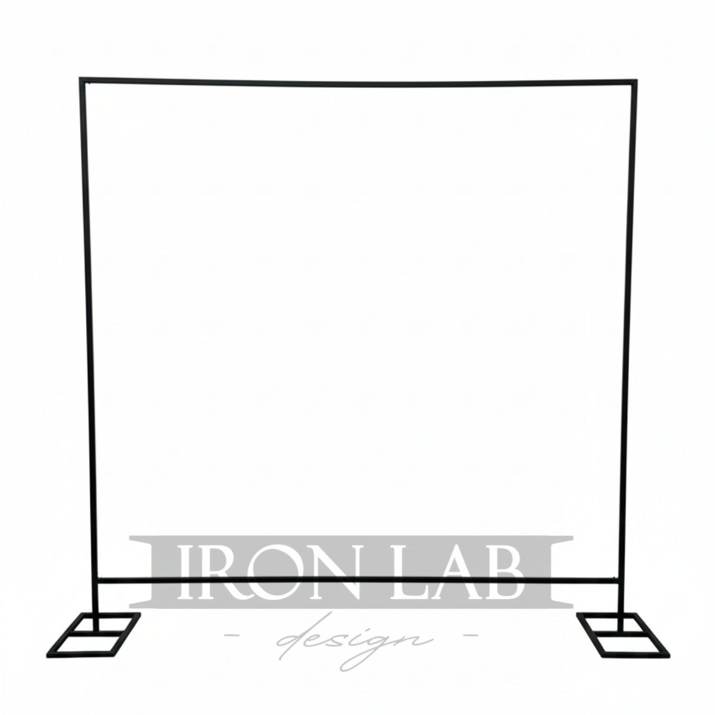 struttura rettangolare nero backdrop per eventi alletimenti wedding planner 