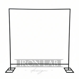 struttura rettangolare nero backdrop per eventi alletimenti wedding planner 