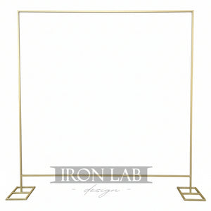 struttura rettangolare oro backdrop per eventi alletimenti wedding planner 