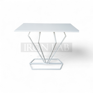 tavolo diamante bianco  per allestimenti feste matrimoniwedding planner 