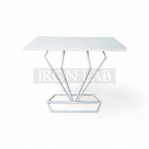 tavolo diamante bianco per allestimenti feste matrimoniwedding planner 